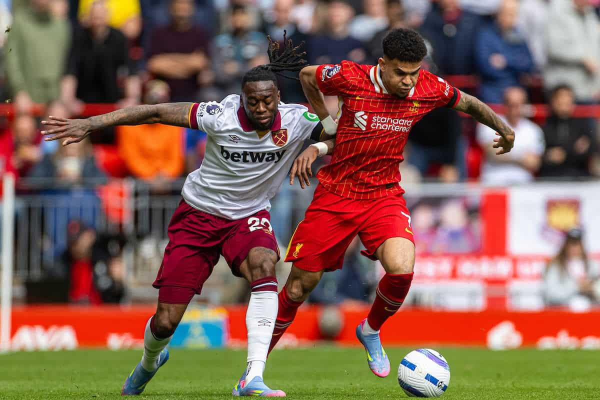 Head to Head Liverpool Vs West Ham United