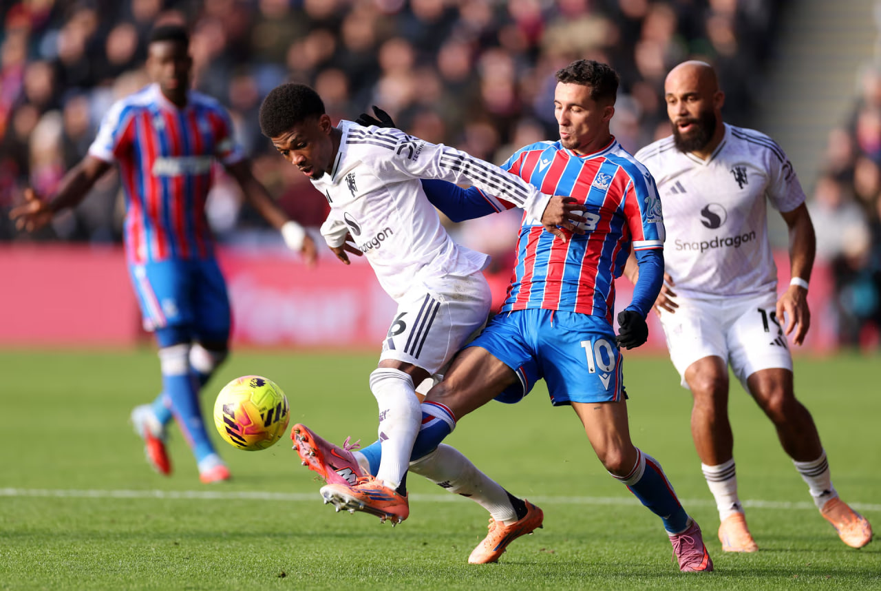 Head to Head Manchester United Vs Crystal Palace