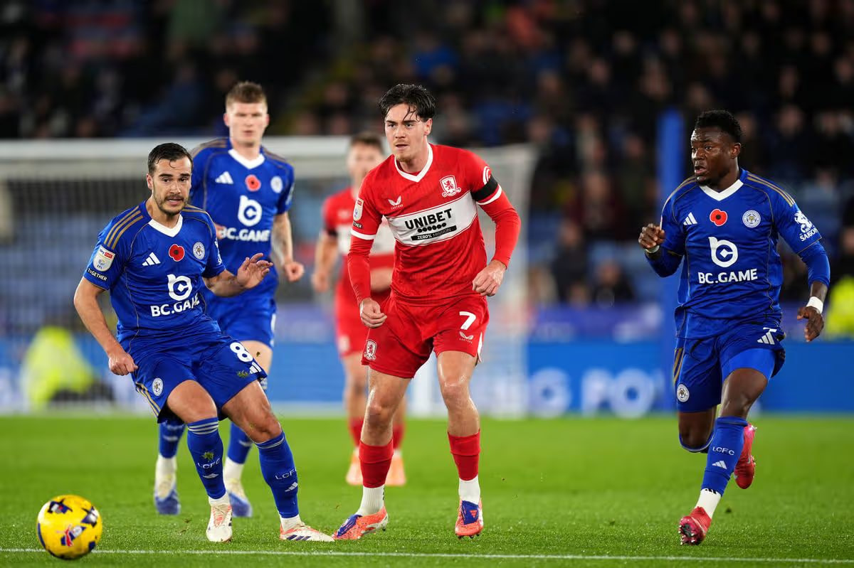 Head to Head Middlesbrough Vs Leicester City