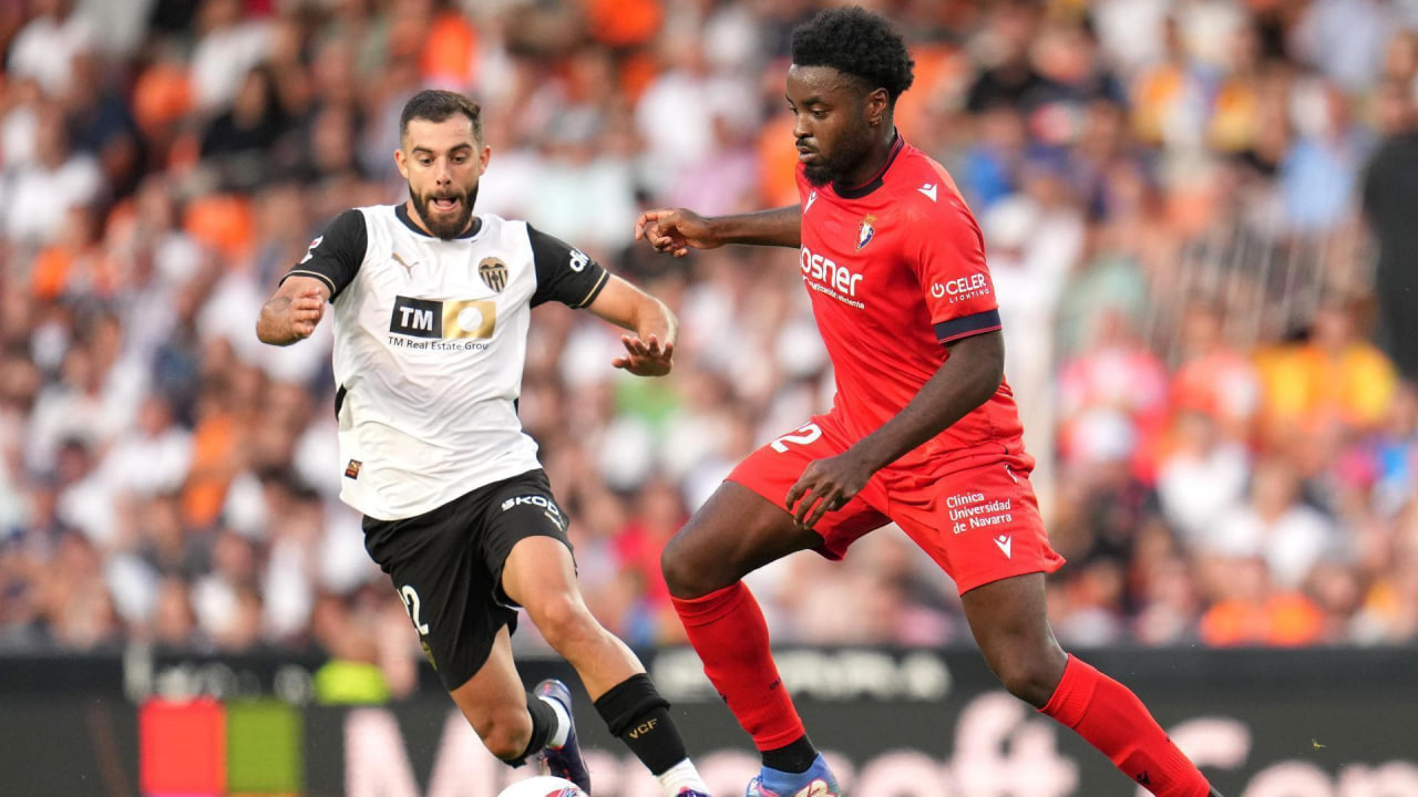 Head to Head Valencia Vs Osasuna