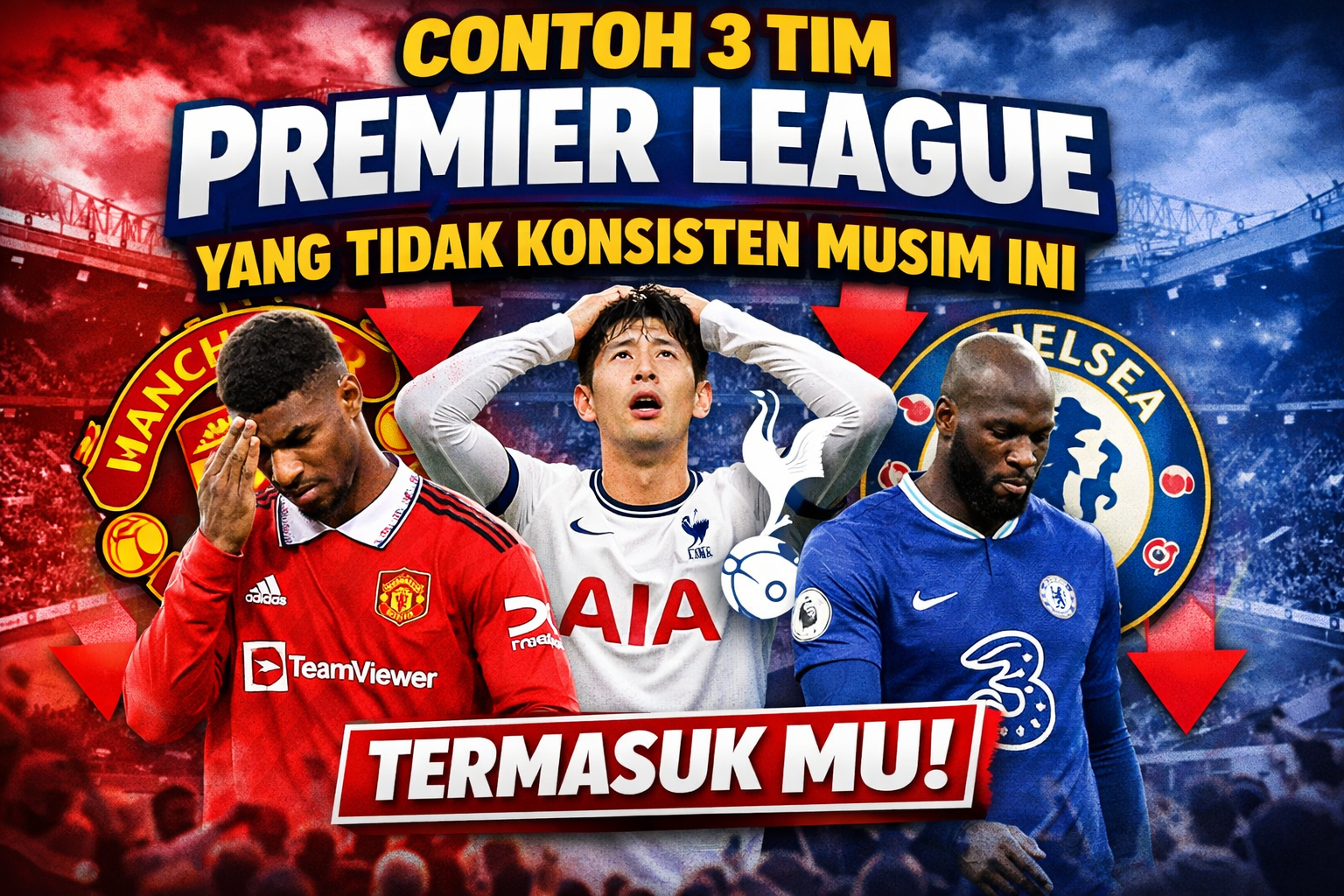 3 Tim Premier League yang Tidak Konsisten Musim Ini, Termasuk MU