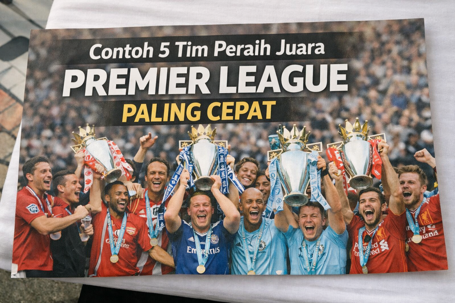 5 Tim Peraih Juara Premier League Paling Cepat