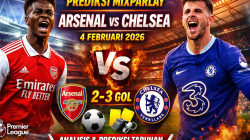 Arsenal vs Chelsea 4 Februari 2026