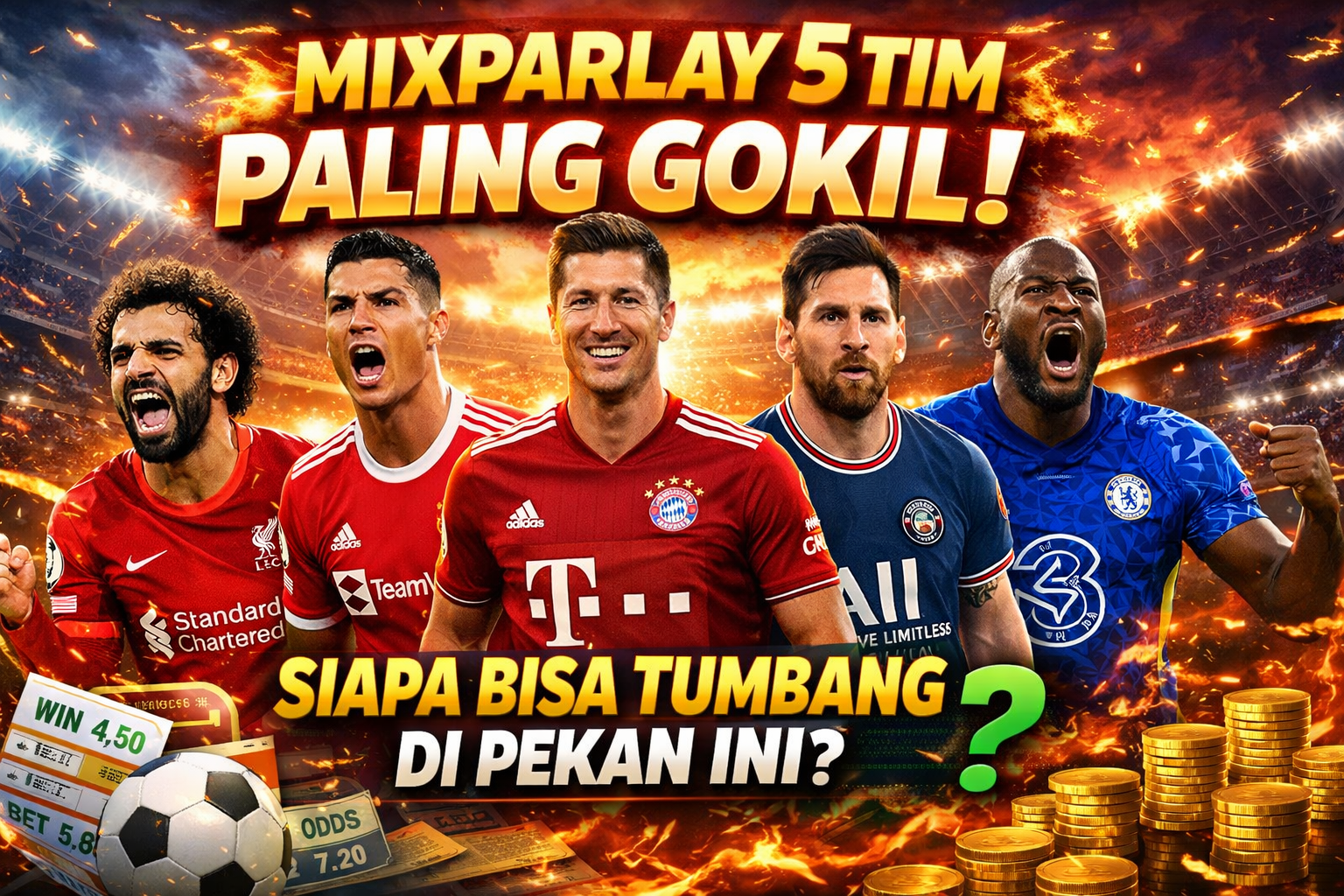 Mixparlay 5 Tim Paling Gokil: Siapa Bisa Tumbang di Pekan Ini?