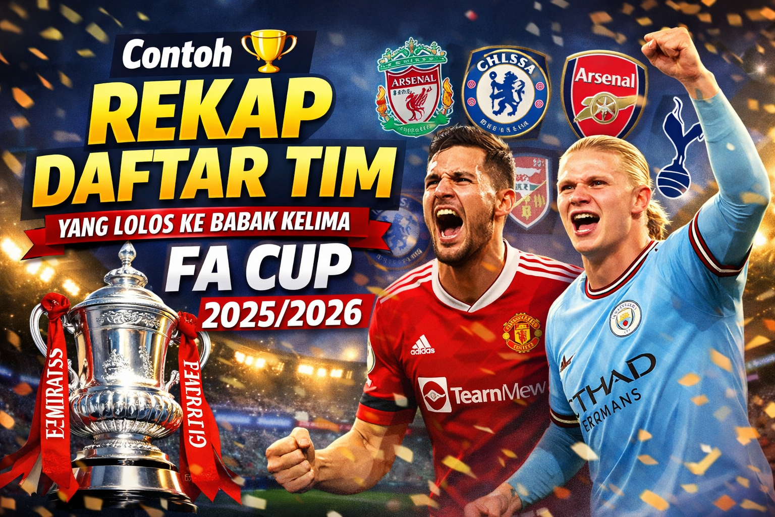 Rekap Daftar Tim yang Lolos ke Babak Kelima FA Cup 2025/2026