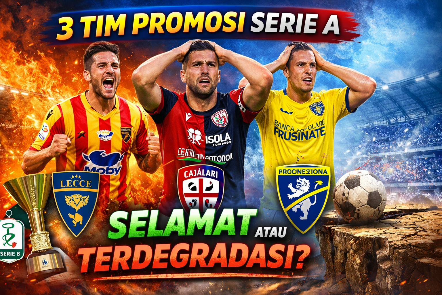 3 Tim Selamat atau Kembali ke Titik Awal