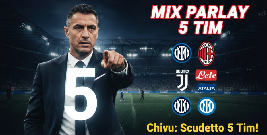 Chivu Peringatkan Inter Milan: Perburuan Scudetto Masih Milik 5 Tim, Cek Prediksi Mix Parlay 5 Tim Pekan Ini!
