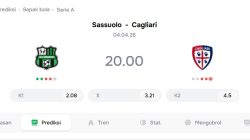 Prediksi Sassuolo vs Cagliari Duel Tim Inkonsisten di Mapei Stadium